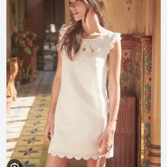 Sezane Robe Margot white - Picture 1 of 13